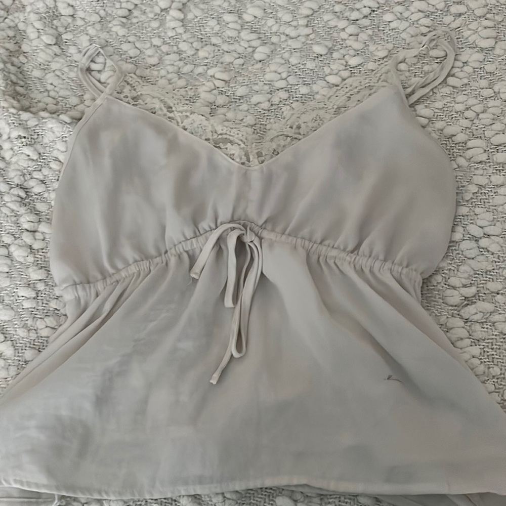 American Eagle lace crop top